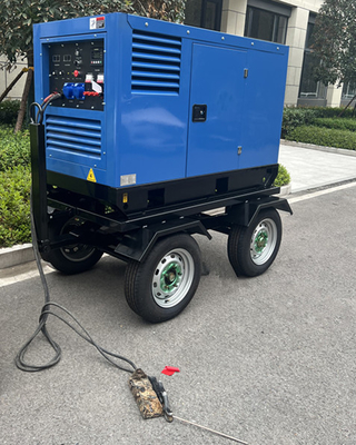 Miller 800A 400Amp DC AVR Borstelloze Diesel Lasapparaat Generator Unit Met Wielen