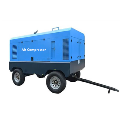 ingersoll rand 550cfm 350cfm 12 bar dieselmotor draagbare luchtcompressor voor rotsboren