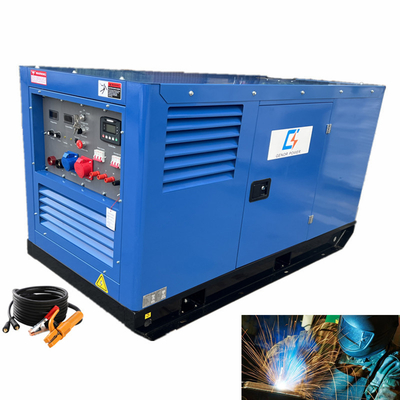 Draagbare aanhangwagen 800A 400A 430A 500Amp dieselmotor lassen machine 2 x 2 personen lassen generator