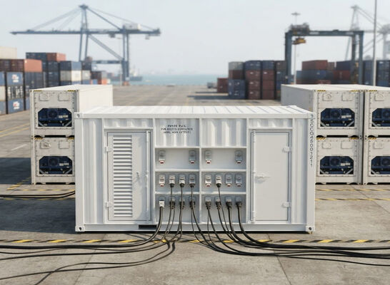 Heavy Duty Marine Deck Power Pack 460V Reefer Plug Sockets diesel Generator Thermo king Genset voor Reefer Container koudeketenlogistiek