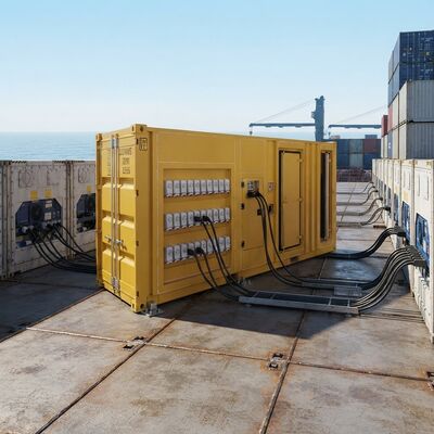 Koelcontainer Aggregaat 20 stuks Reefer Socket Stekkers generator 350 kW Marine Type Diesel Genset voor reefer Container
