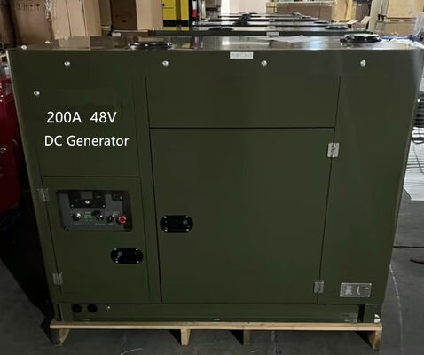 200A 250A 300A dieselmotor 48V gelijkstroomgenerator 12kw voor het opladen van zonnebatterijen