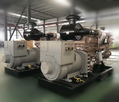Cummins KTA19-DM Motor 300kw Marine Diesel Generator Set