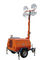 Mobiele Diesel van Kubota Genset van de Verlichtingstoren Generator stille 4 * 1000W lamp 9m mast