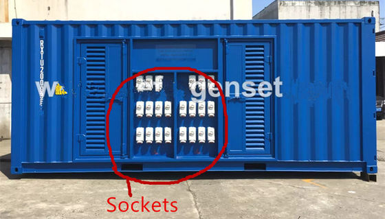 Maritiem type stainles stalen luifel perkins motor diesel generator set aandrijflijn voor koelcontainer