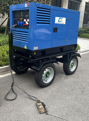 2 Post Lassen 400A 350Amp Dieselmotor MMA Arc Mig Lasser Transportable Lasgenerator Set